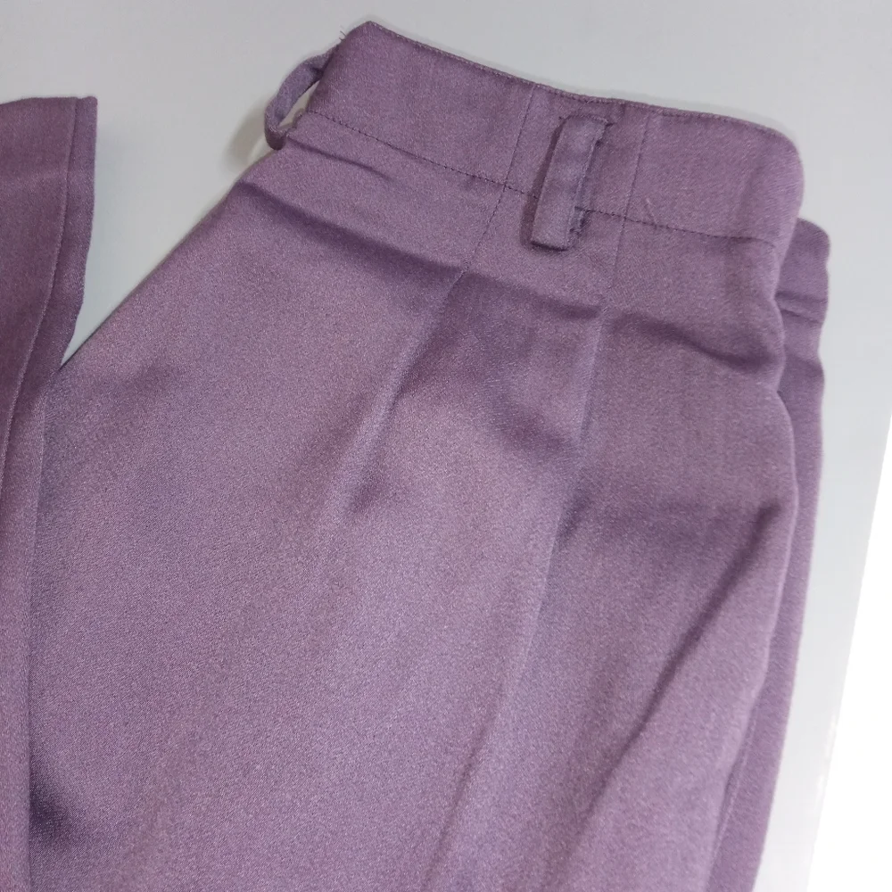 Elegant Purple Women's Trousers - Picture 2 of 11